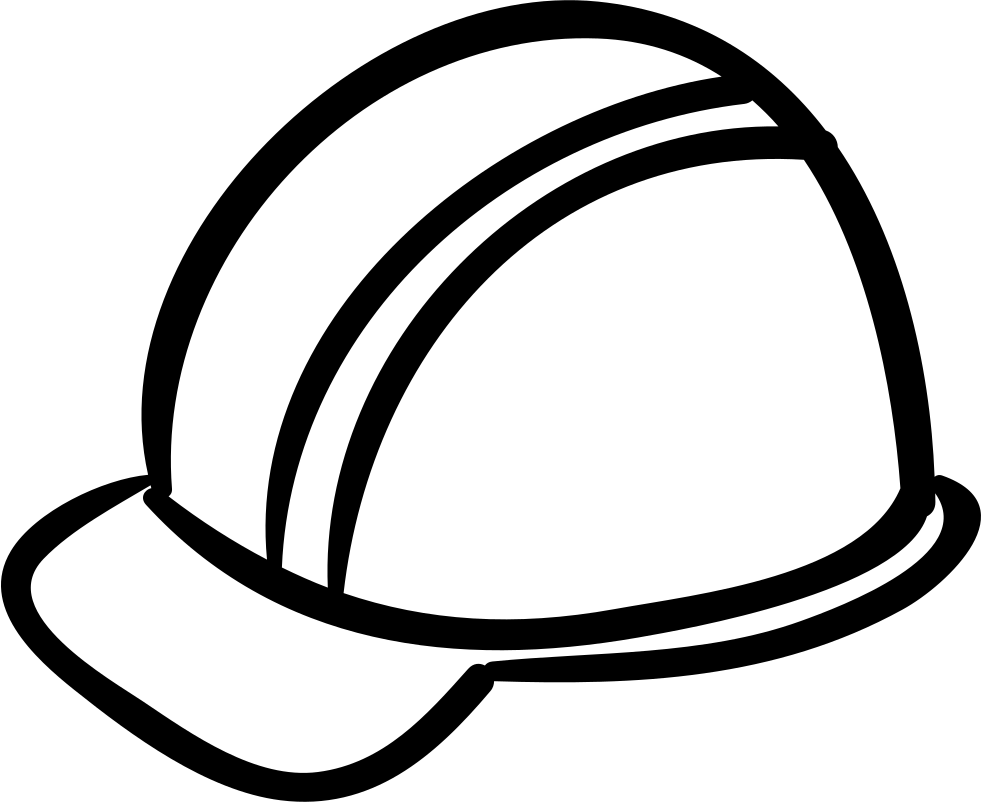 Cap Outline Hand Drawn Construction Tool Comments - Cap Outline (981x802)