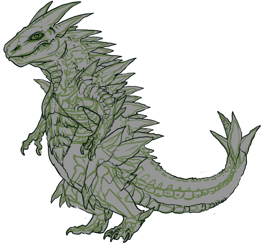 Tyranitar By Lorddessik - Cryptid (865x816)