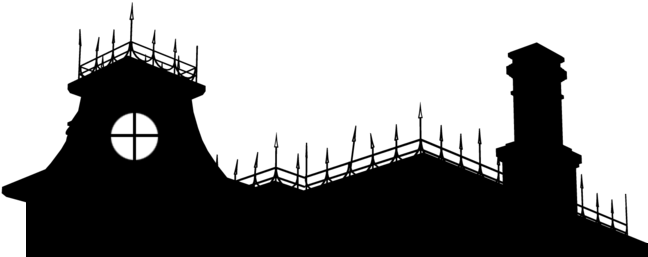Haunted House - Monochrome (674x256)