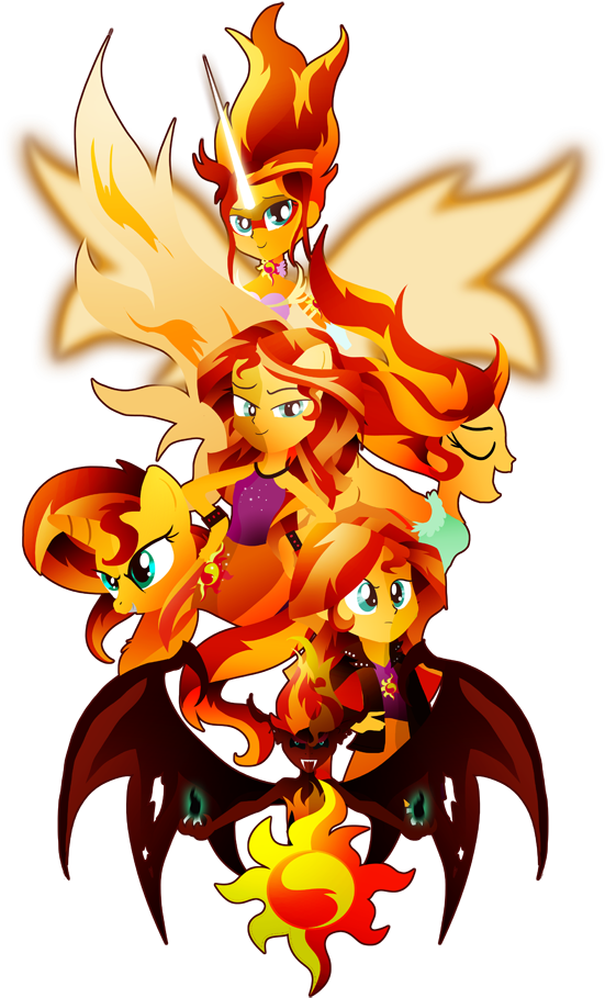 Uploaded - Sunset Shimmer Forms (600x956)