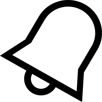 Notification Bell Outline Interface Symbol Vector - Notification Symbol (400x400)