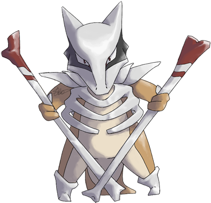Mega Marowak - Pokemon Cubone Mega Evolution (436x421)