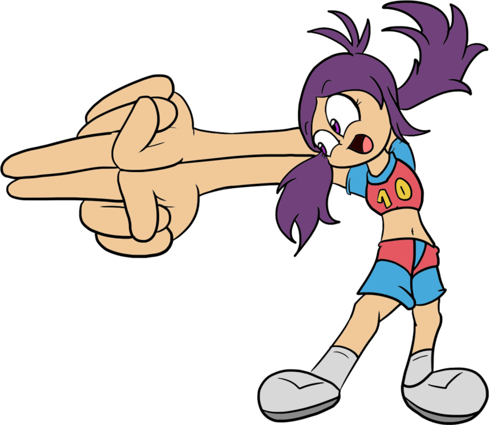 Pompi's Pointer Pose By Juacoproductionsarts - Cartoon (959x833)
