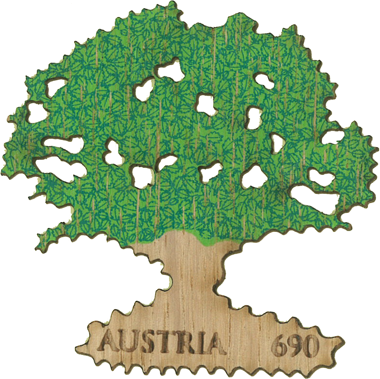 Mint Souvenir Sheet In Oak Tree Shape - Briefmarke Eiche (799x797)