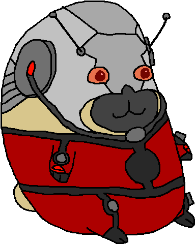 Ant-pug By Legopuggison - Pug (474x543)