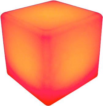 Image Of An Led Cube - Flame (500x500)