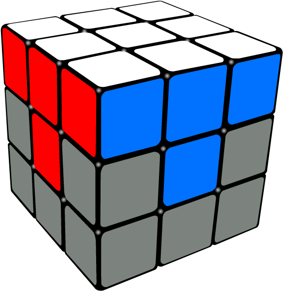 First Layer Completed - Rubiks Cube First Layer (600x600)