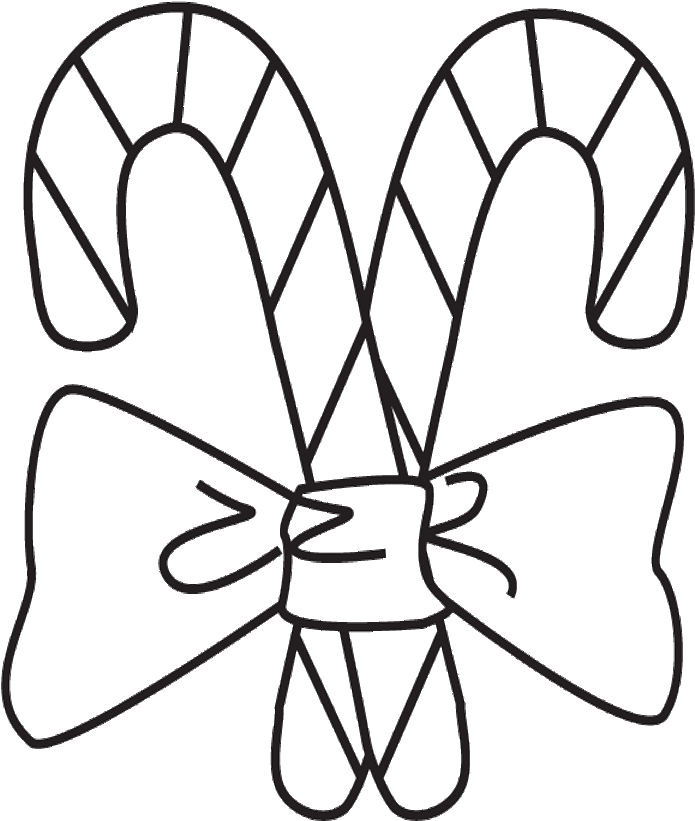 Candy Cane Christmas Coloring Pages - Candy Cane (770x979)