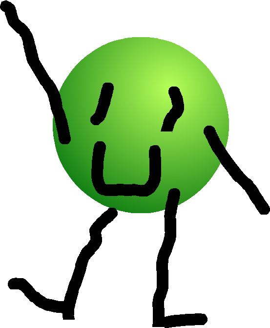 Green Ball - Smiley (553x671)