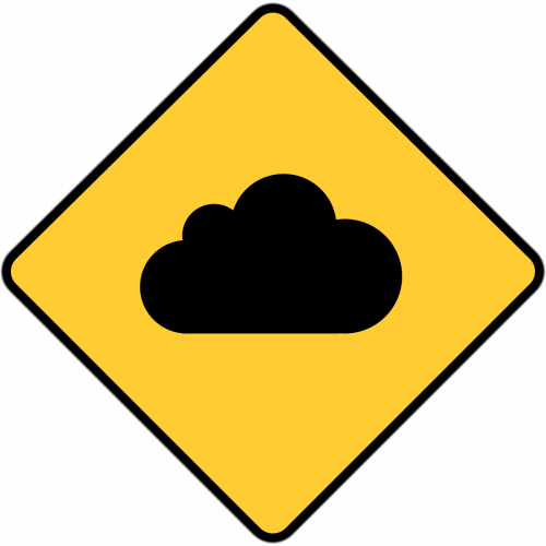 "come On Down To The Speakeasy And Let's Do Some Webhooks - Bear Crossing Sign (500x500)