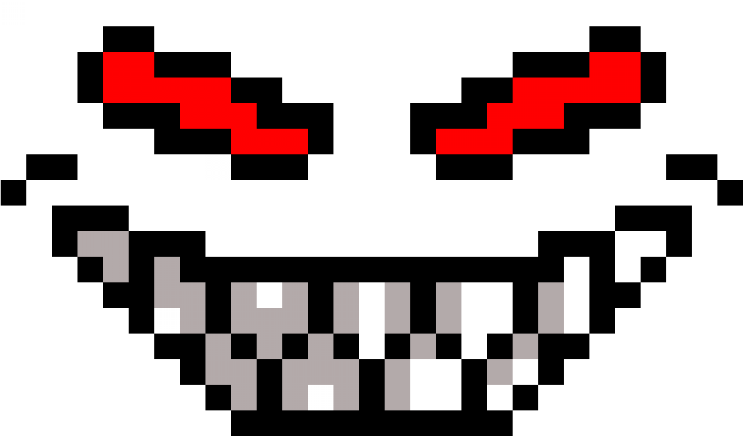 Scary Face - Smiley (1184x1184)