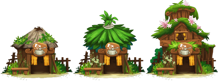 Forest Nyoks House Level 1to3 - Illustration (753x282)