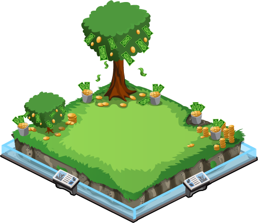 Money Tree - Tree (508x439)