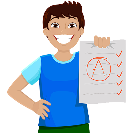 High Grade Essay - Good Grade On Test (469x471)