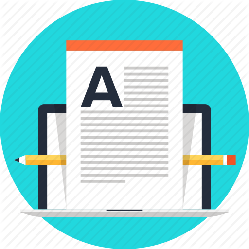Edit, Paper, Pencil, Circle, Article Icon - Article Icon (512x512)