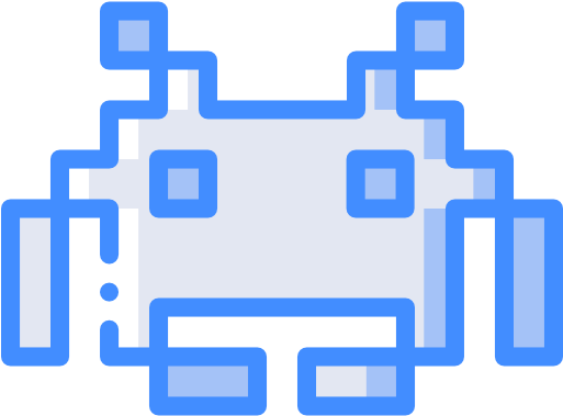 Space Invaders Free Icon - Space Invaders Ship Transparent Background (513x379)
