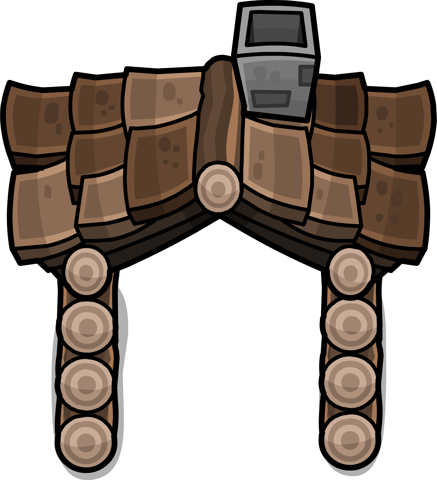 Log Cabin Sprite 002 - Cartoon (1726x1895)
