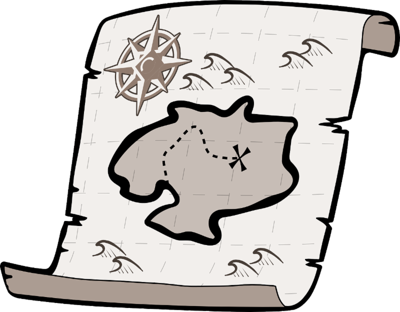 Mapa Clip Art (800x624)