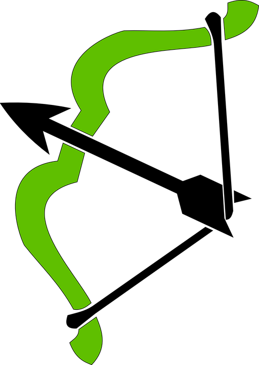 Bow And Arrow Clip Art (512x720)