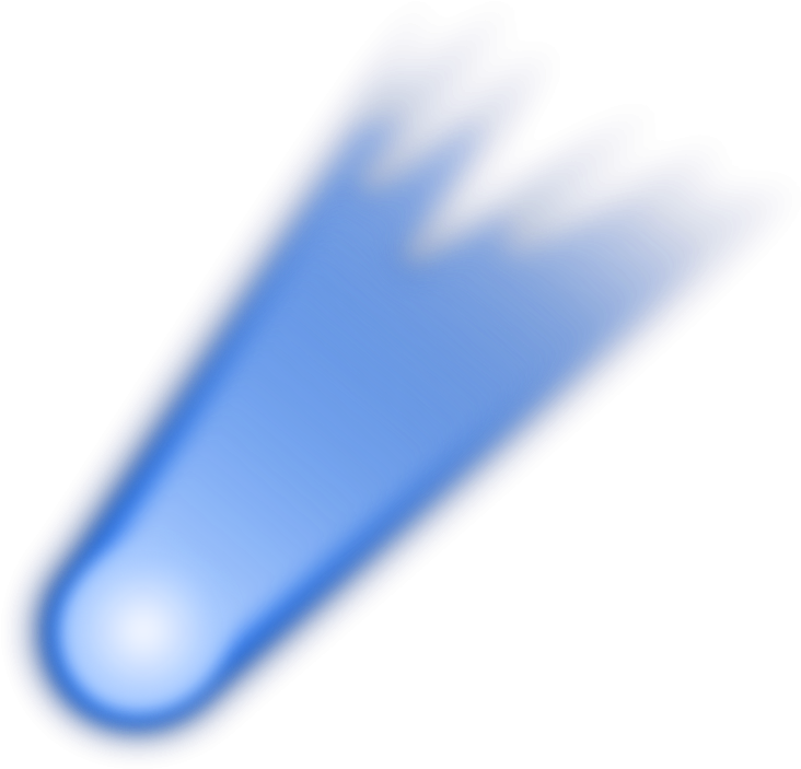 Asteroid Clipart Comet - Comets Vector (800x783)