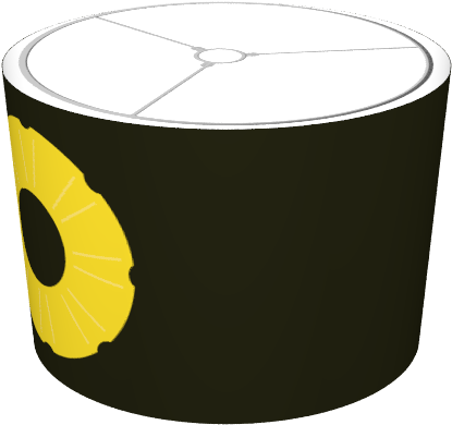 Pineapple Slice - Lampshade (674x516)