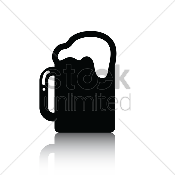 Beer Vector Silhouette - Beer (600x600)