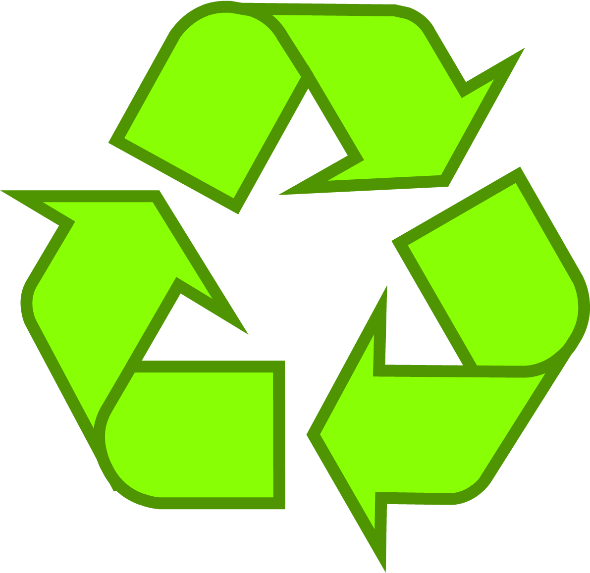 Paper Crafts - Transparent Background Recyclable Logo (1200x1171)