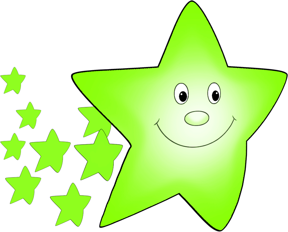 Light Green Comet - Clip Art (1063x885)