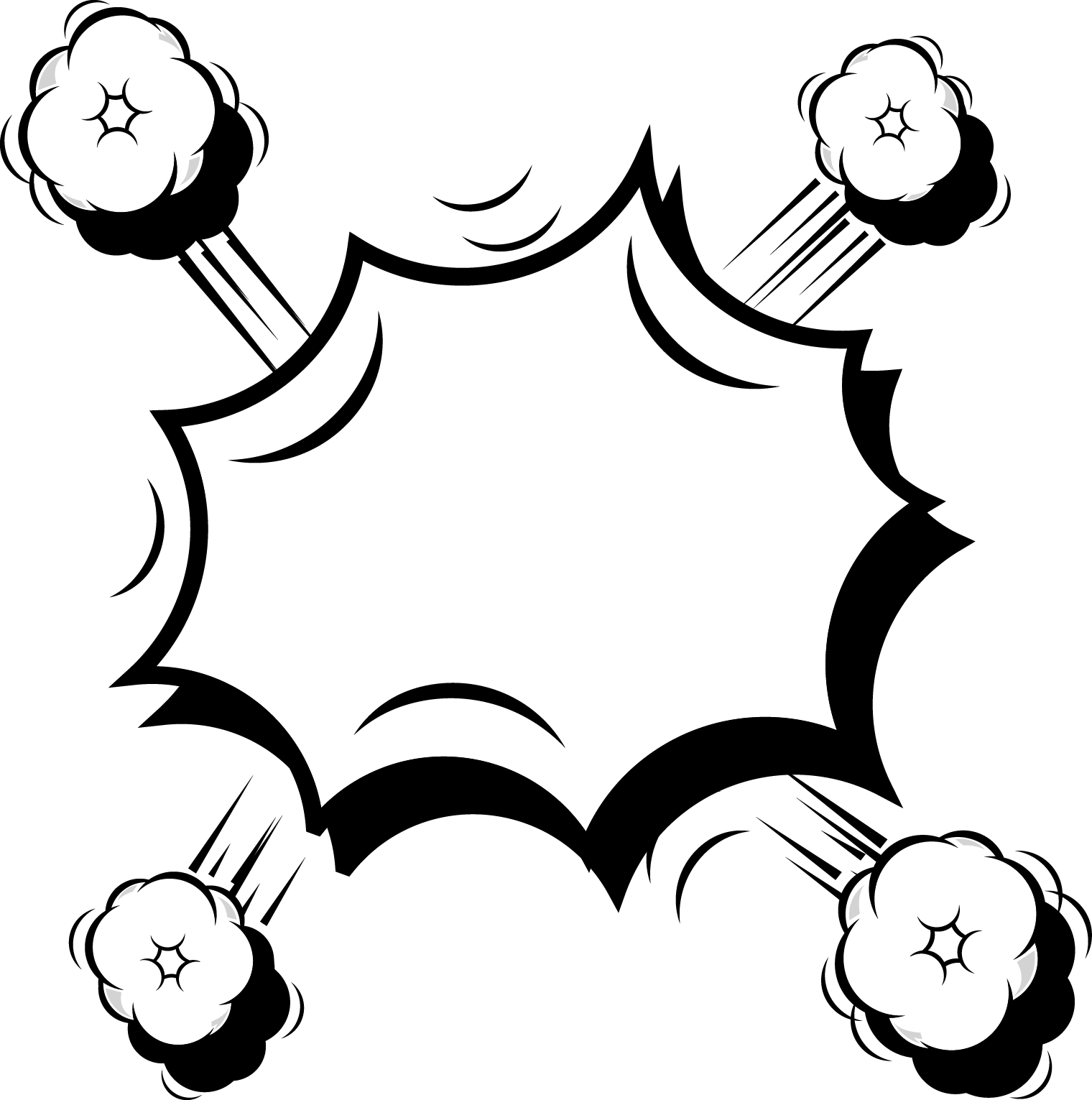 Comics Computer File - Comic Cloud Png (1520x1531)