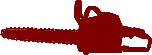 Chainsaw Clipart (600x218)