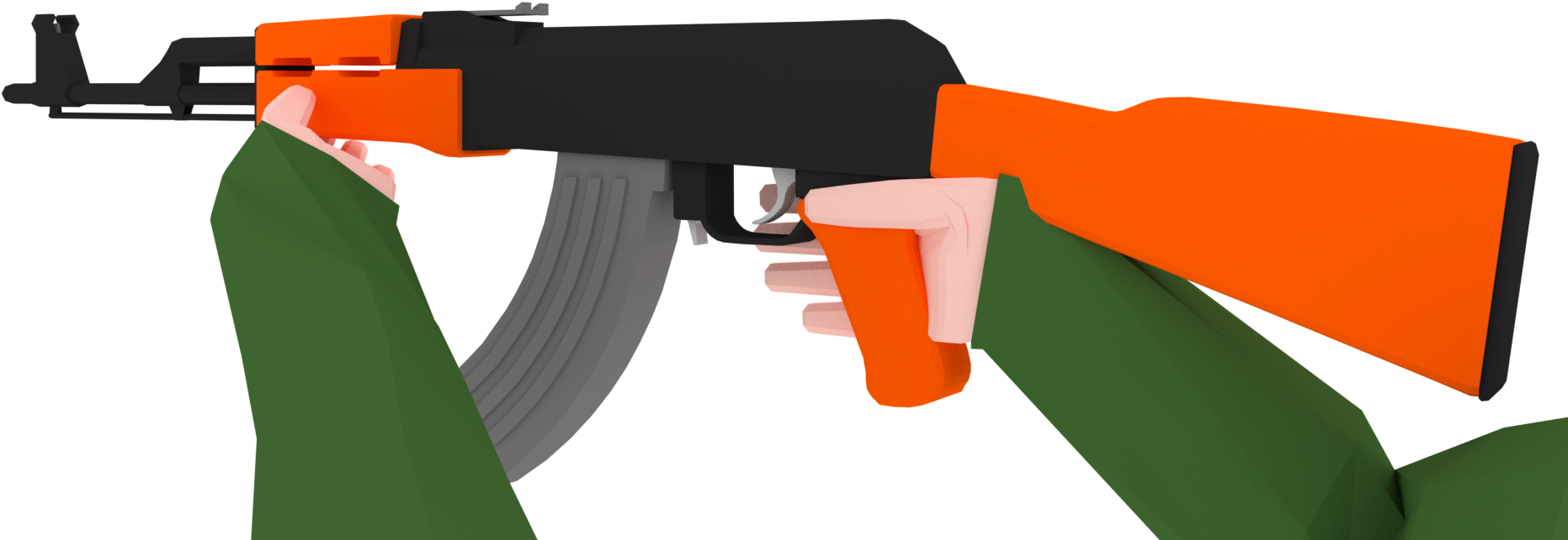 Low Poly Fps Arms (1920x1080)