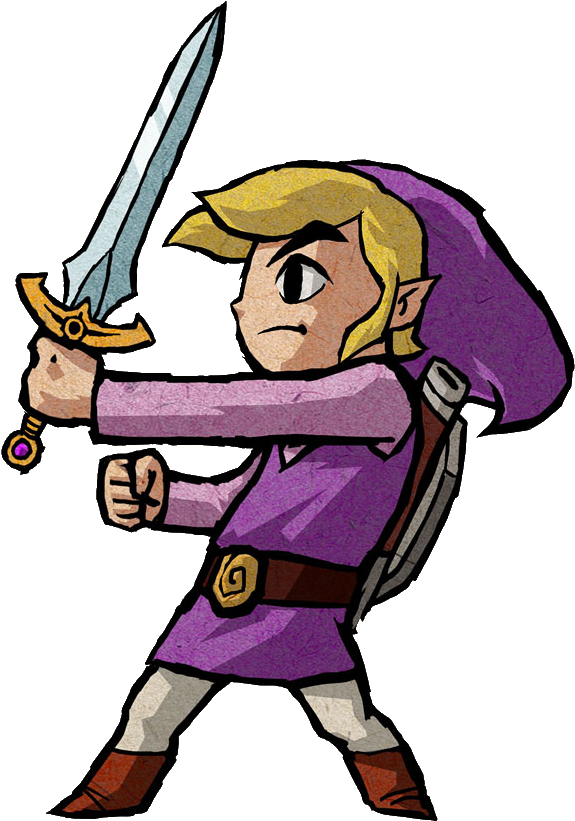 Something Something - Purple Link Four Swords (640x883)