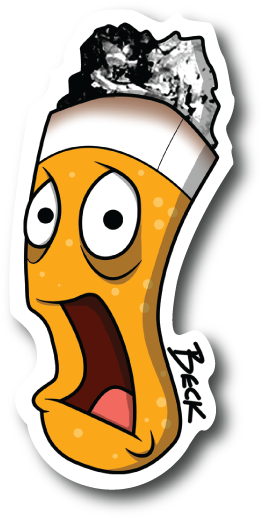 Ashy Shocked Sticker - Sticker (600x600)