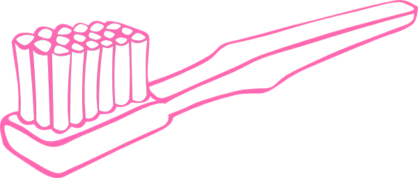 Toothbrush And Toothpaste Clipart (600x256)