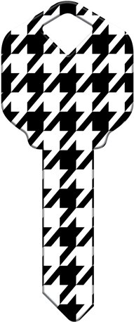 Happy Keys- Houndstooth Key - Houndstooth (264x500)