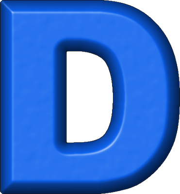 Letra D En Azul (371x400)