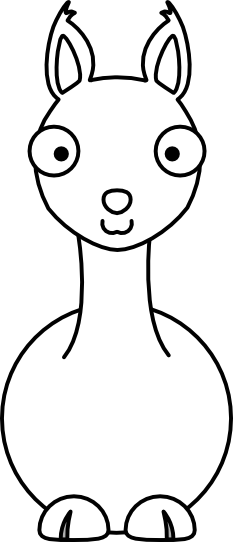 Random Clip Art - Llamas Make Me Happy You Not So Much Journal: Funny (233x542)