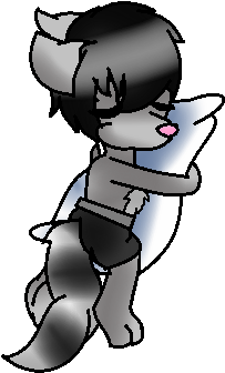Sleepy Squirrel - Cartoon (344x360)