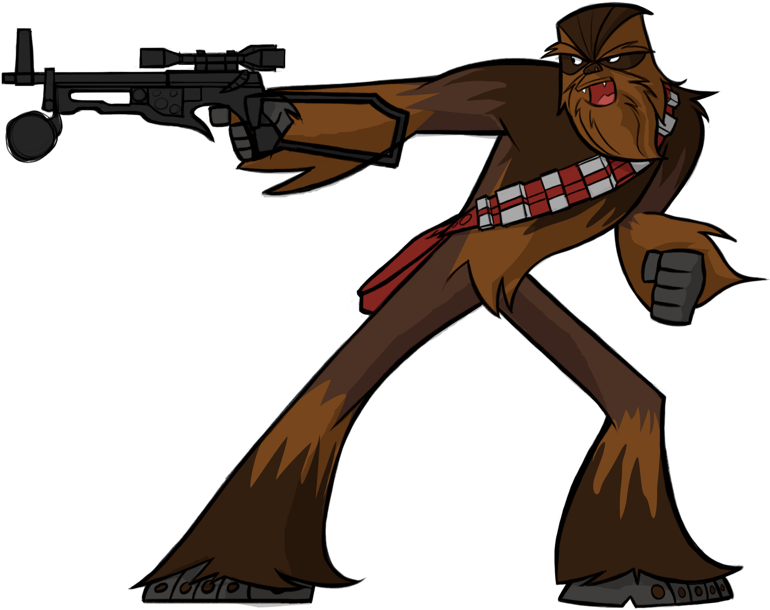 Roj Biker Scout - Chewbacca (1600x1284)