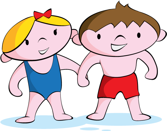 Splish & Splash Large - Cartoon (577x455)
