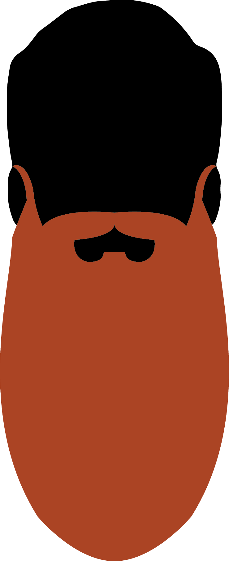 Natural Full Beard - Beard (740x1809)