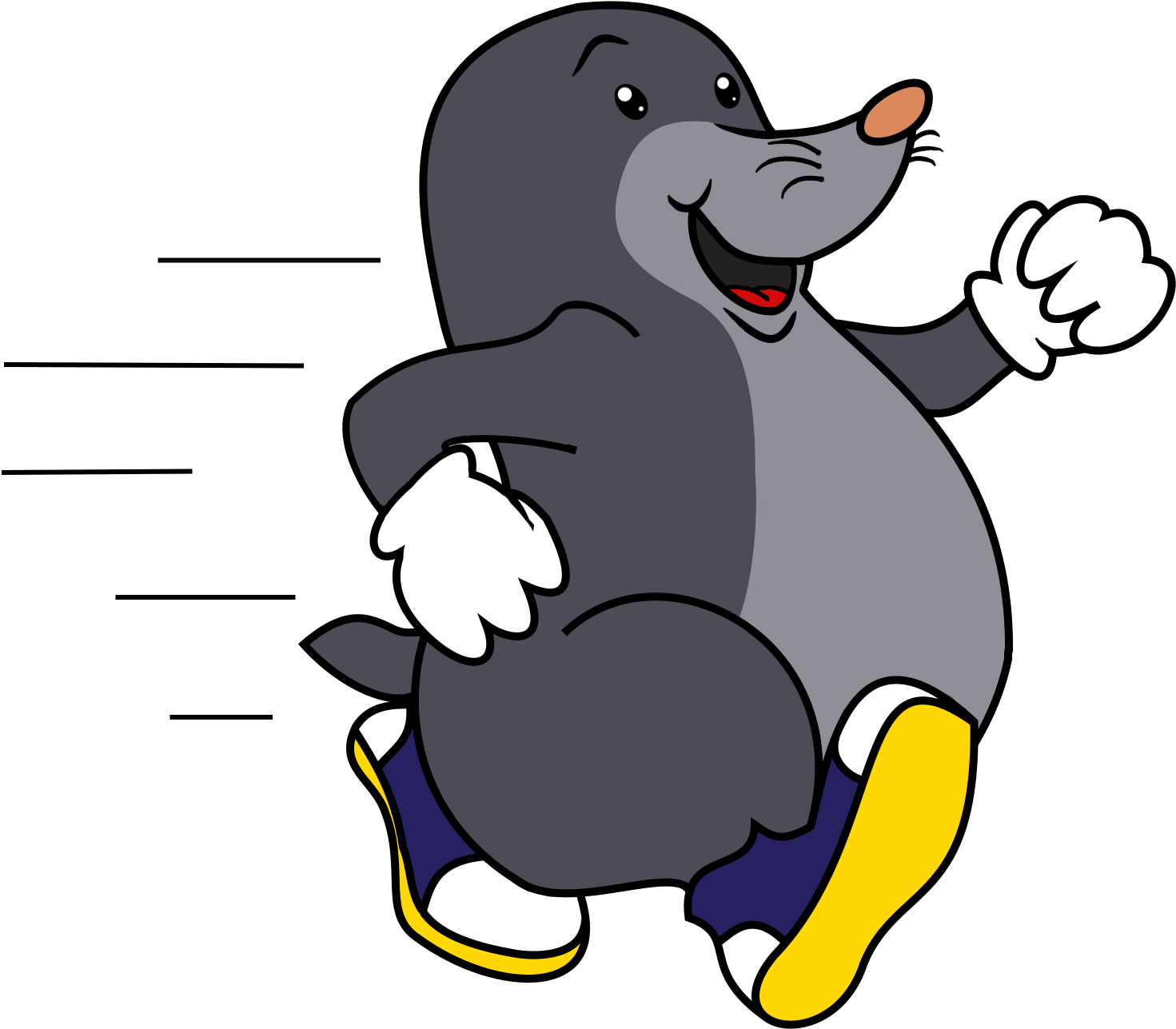 Mole Running By Jdmann79 On Deviantart - Running Mole (1521x1353)