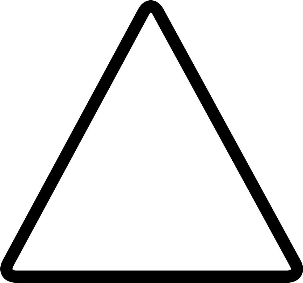 Equilateral Triangle Comments - Triangle With Transparent Background (981x916)