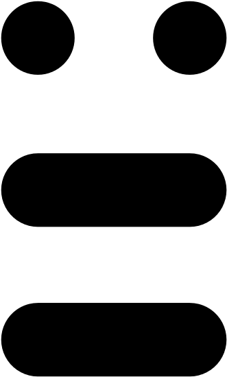 Braille Pattern Dots 14 Bars - Emoticon (550x768)