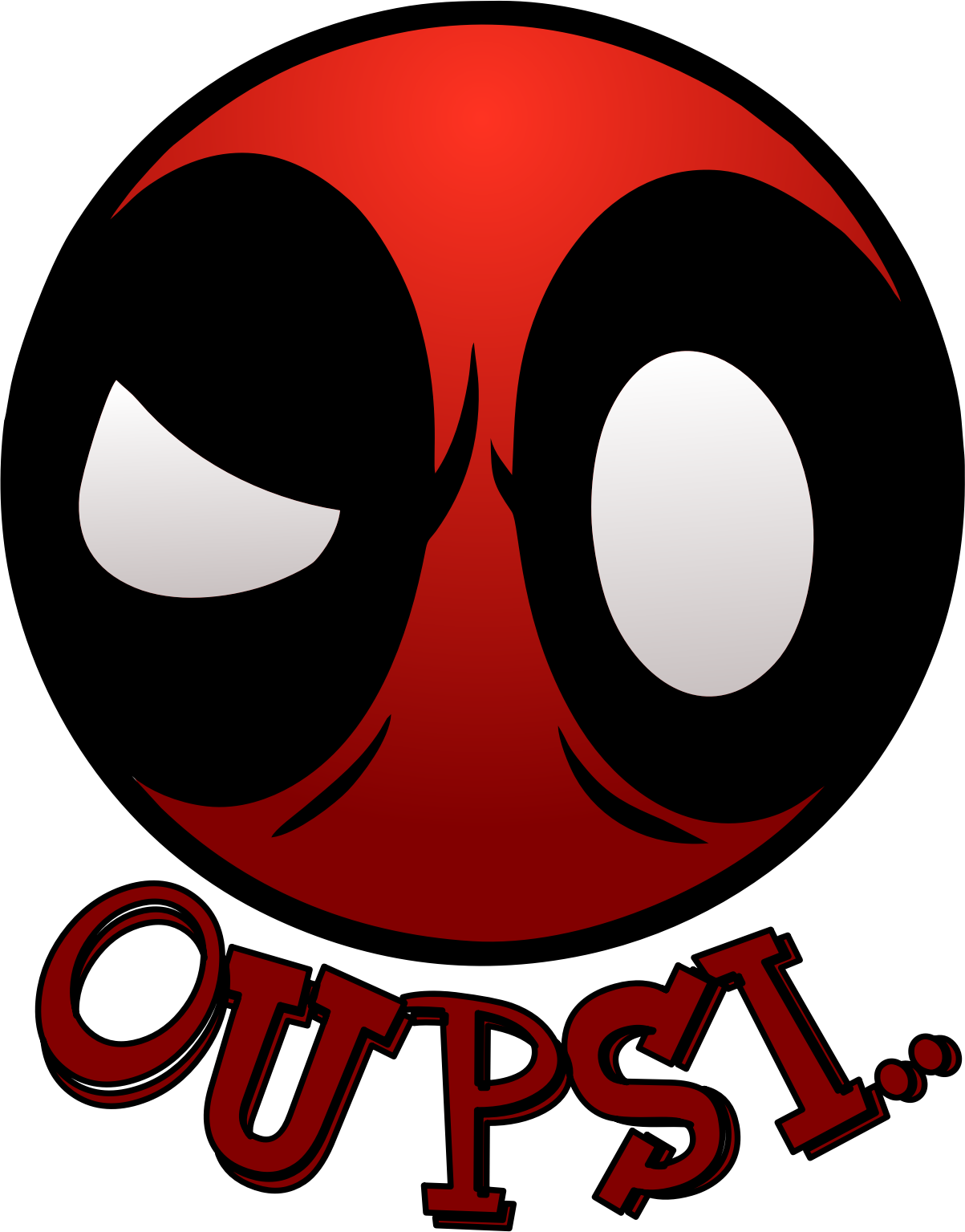 Big Image - Deadpool Clipart (1203x1535)