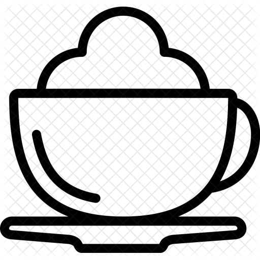 Cappucino Icon - Coffee Cup (512x512)