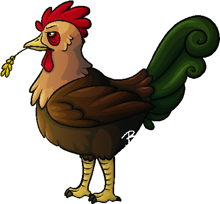 Badass Rooster By Bimmerd - Digital Art (471x440)