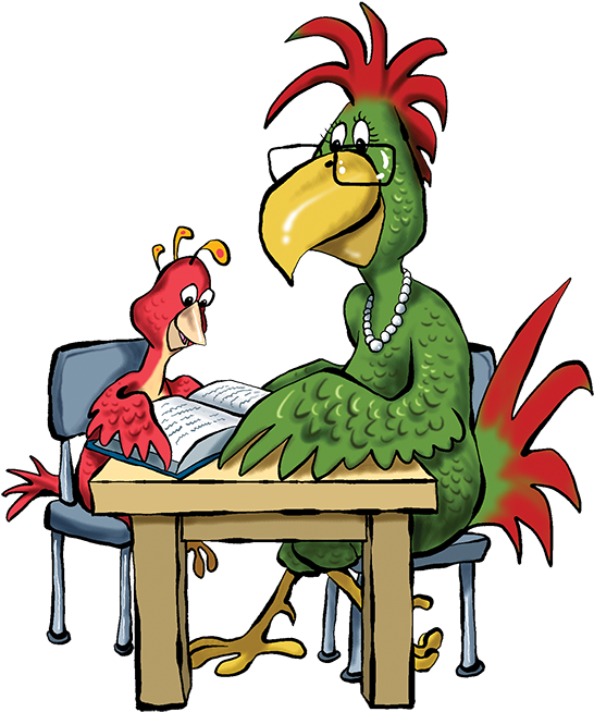 Bird-reading - - Bird-reading - (600x691)