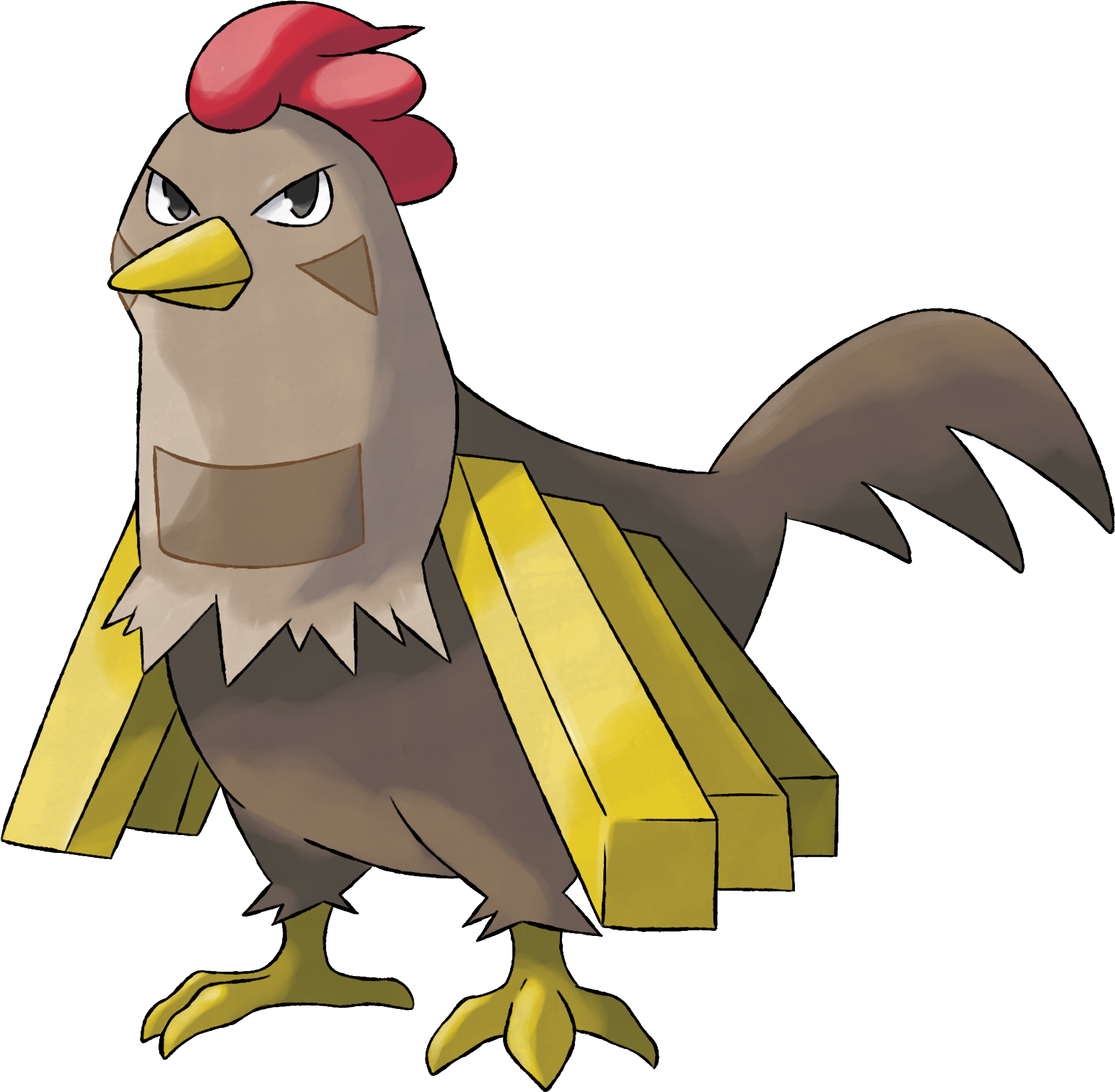 Second Evolution - Pokemon Clover Corooster (2000x2000)