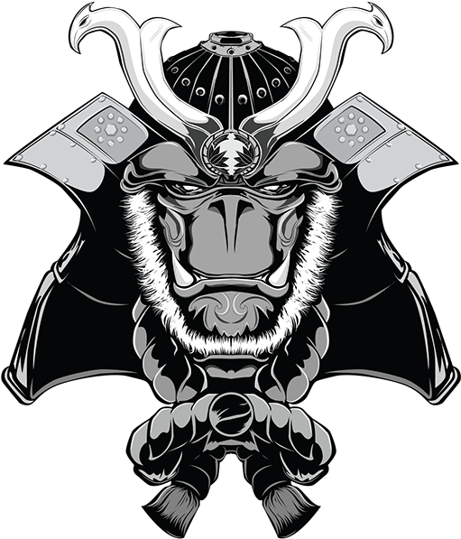 Samurai Gorilla Logo (600x800)